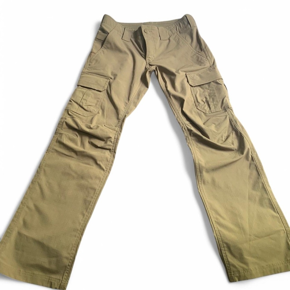 Under Armour Pants Khaki Brown Loose Storm Cargo Ripstop Tactical Women’s Size 4